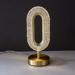 Acrylic Table Lamp With Led Crystal Light