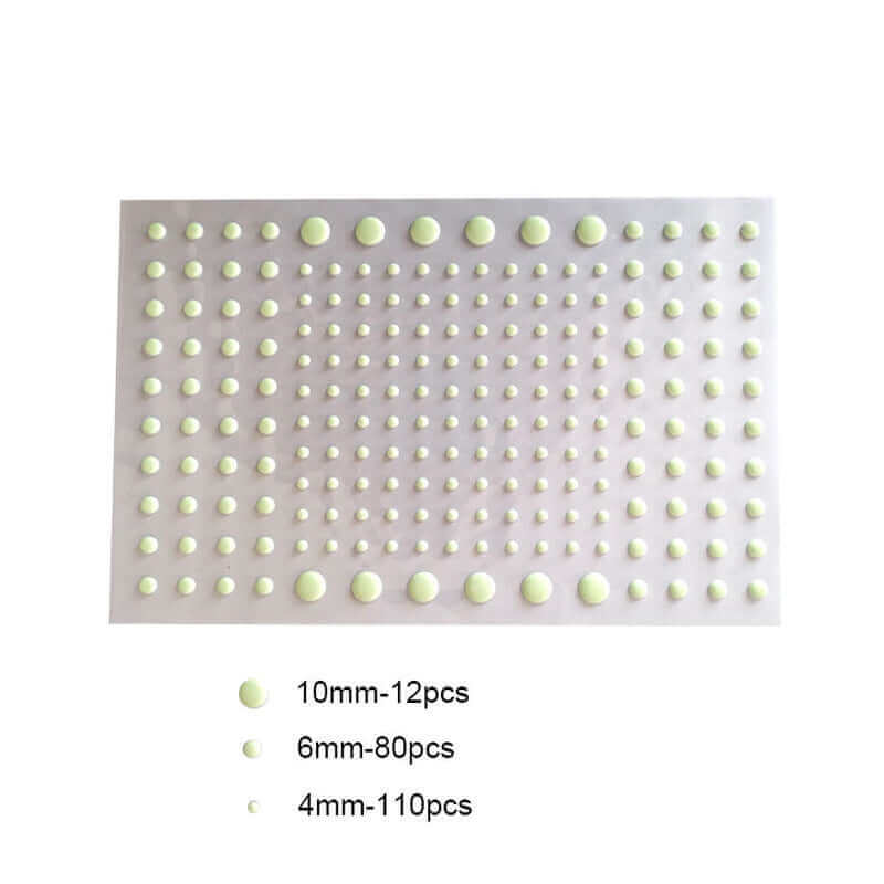 Fluorescent Dot and Star Luminous Wall Sticker for Cute and Stylish Decor