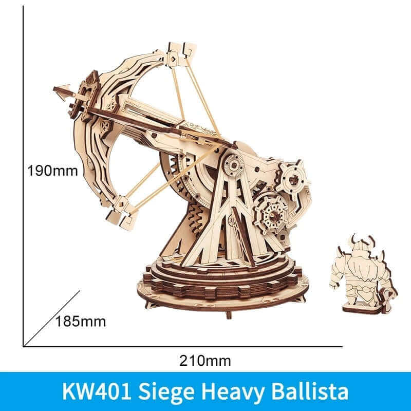 Robotime ROKR Siege Schwere Ballista 3D Holz Puzzle Kriegsspiel Montage Spielzeug Geschenke für Kinder Jungen Kinder KW401 Dropshipping