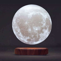 Customized Creative 3D Magnetic Levitation Moon Lamp Night Light Rotating Led Moon Floating Lamp