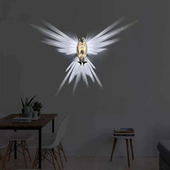 Lampe murale moderne et créative en forme d'oiseau, projecteur en forme d'aigle et de hibou, lumière d'ambiance, impression 3D, éclairage corporel, luminaire décoratif d'intérieur