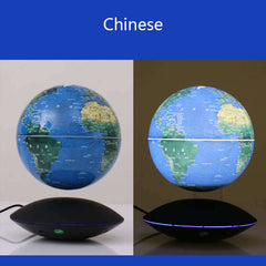 Magnetic Levitation Globe 6-Inch Rotation Luminous Handicraft Ornaments