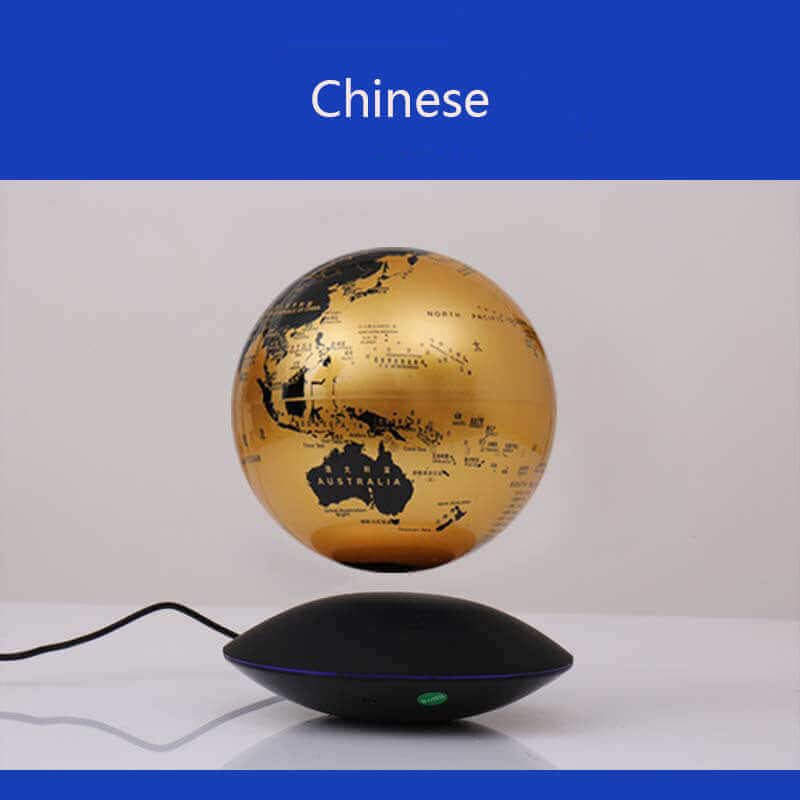 Magnetic Levitation Globe 6-Inch Rotation Luminous Handicraft Ornaments