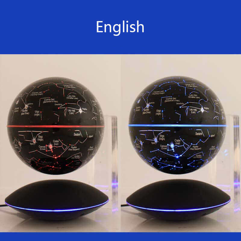 Magnetic Levitation Globe 6-Inch Rotation Luminous Handicraft Ornaments