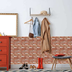 Brick Wallpaper Living Room Decoration Paper Kitchen Waterproof Self-Adhesive Wall Sticker Bedroom Moisture-Proof Wallpapers