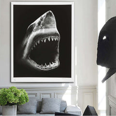 Modern Canvas Painting Shark Canvas Painting