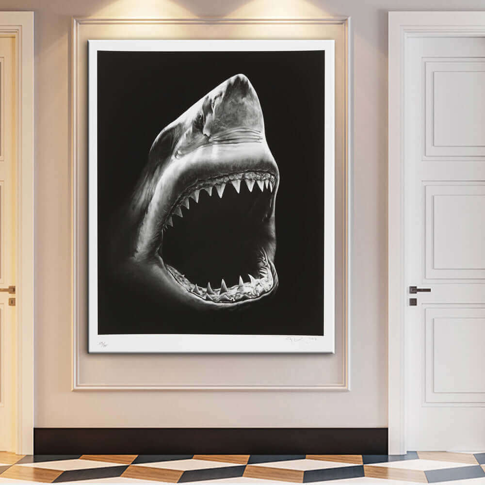 Peinture sur toile moderne Peinture sur toile de requin