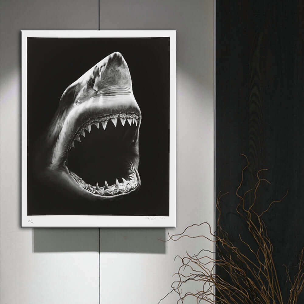 Peinture sur toile moderne Peinture sur toile de requin