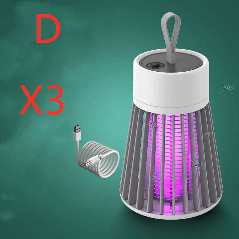 Anti moustiques Portable électrique lampe anti-moustique USB tueur d'insectes LED piège à moustiques Bug Zapper répulsif