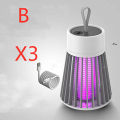 Anti moustiques Portable électrique lampe anti-moustique USB tueur d'insectes LED piège à moustiques Bug Zapper répulsif