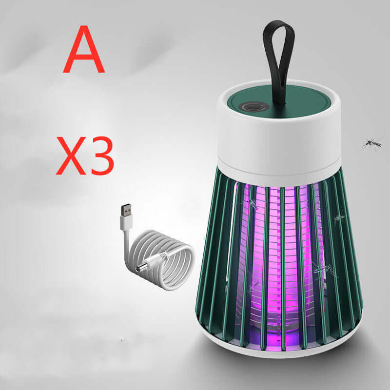 Anti moustiques Portable électrique lampe anti-moustique USB tueur d'insectes LED piège à moustiques Bug Zapper répulsif