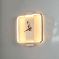 Nordic Wall Lamp Bedroom Bedside Lamp Clock Modeling Lamp