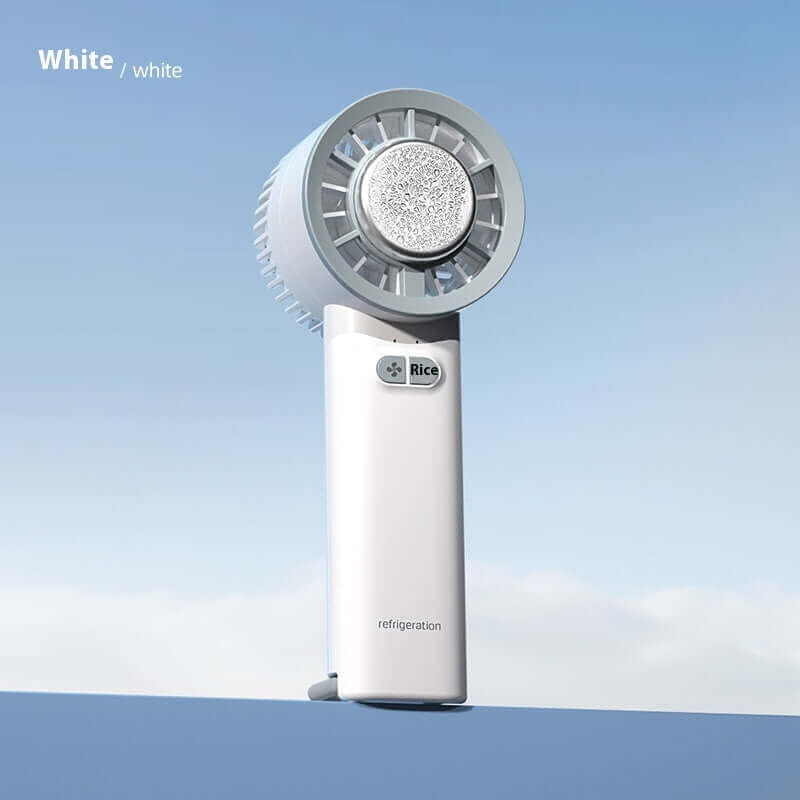 2024 Sommer Gadget Handheld Turbo Jet Fan Mini Tragbarer Eiskaltventilator Generation Bürstenloser Motor Wind Hochgeschwindigkeits-Kanalventilatoren Heftiges Gebläse