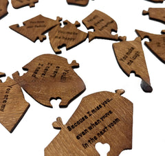 Neu Valentinstag Holz Liebe Puzzle Gründe, Warum Ich Dich Liebe