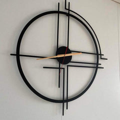 Oversized Simple Geometric Wall Clock Modern Home