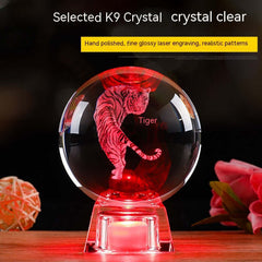 Crystal Ball Zodiac Decorative Crafts Luminous Ornaments