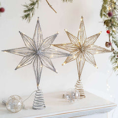 Weihnachtsbaumschmuck Top Star Eisen leuchtender Baum