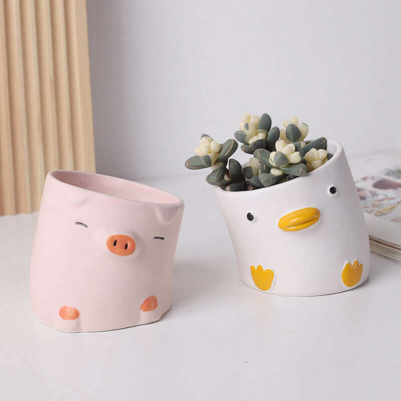 Creative Cartoon Animal Succulent Plant Small Flower Pot