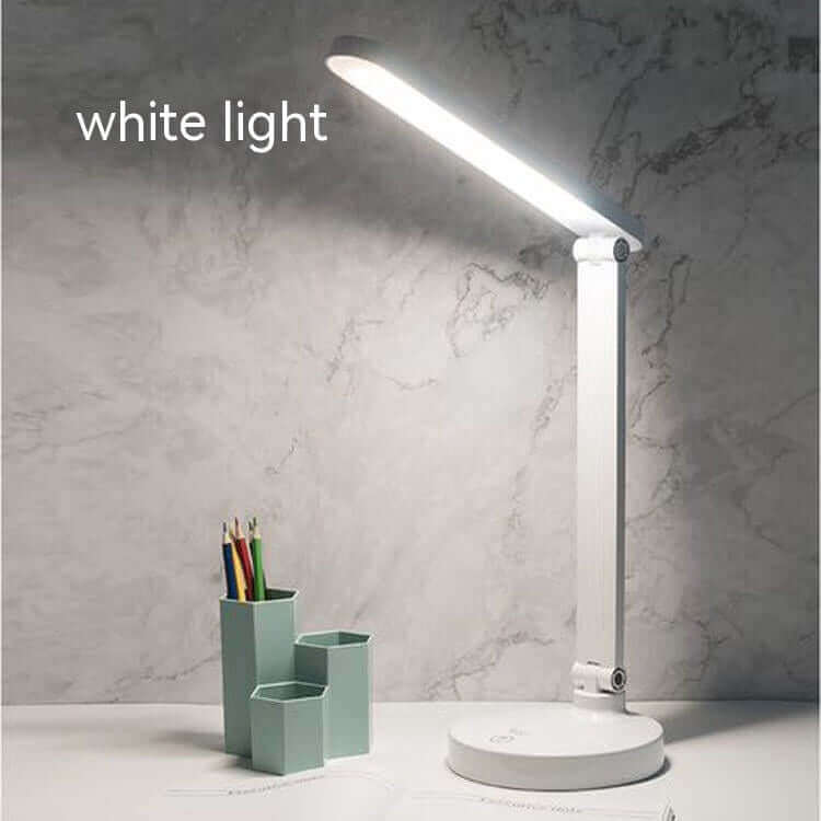 Lampe de table pliante à double usage, charge et branchement, pour étudiant, dortoir d'étude