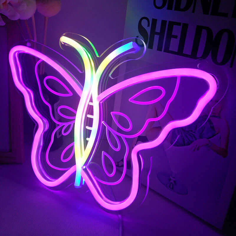 Led néon chambre maison USB lumière d'ambiance Internet célébrité barre papillon modélisation lumière