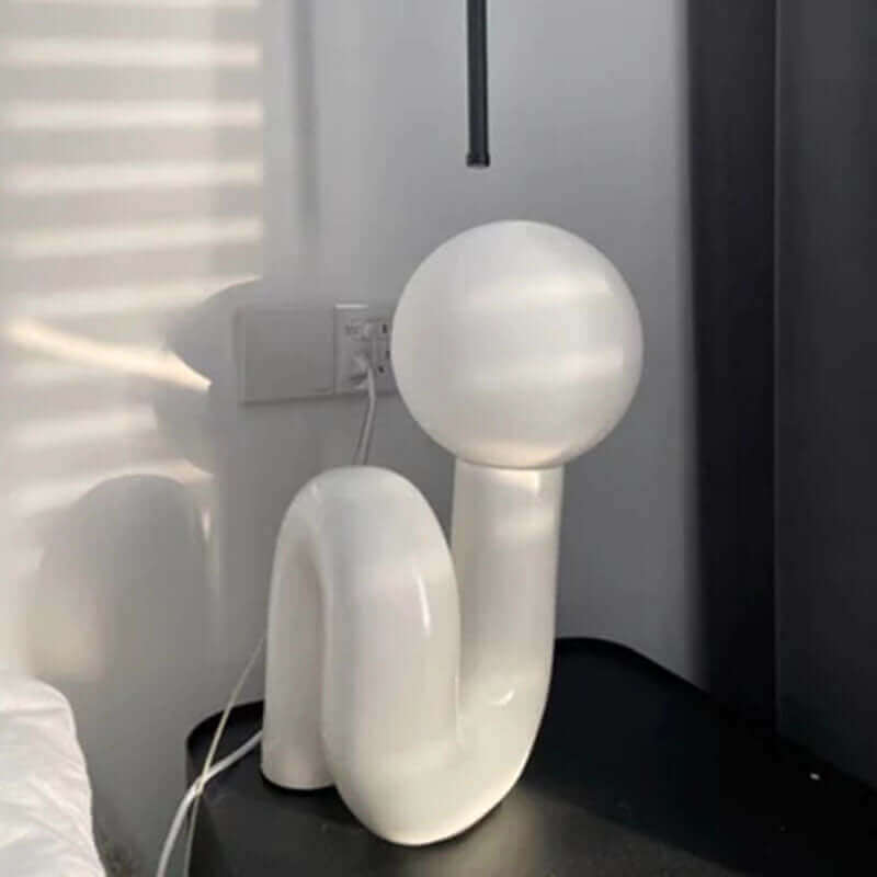 Lampe de chevet moderne pour chambre d'enfants, lampes en résine pour salon américain