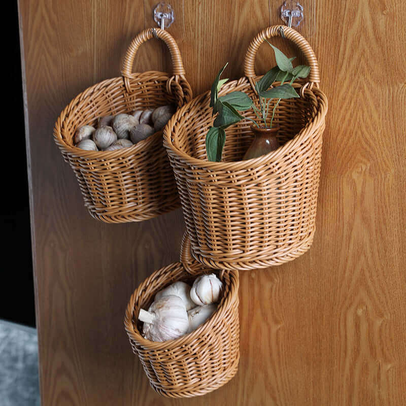 Panier de rangement toilettes fournitures de salle de bain