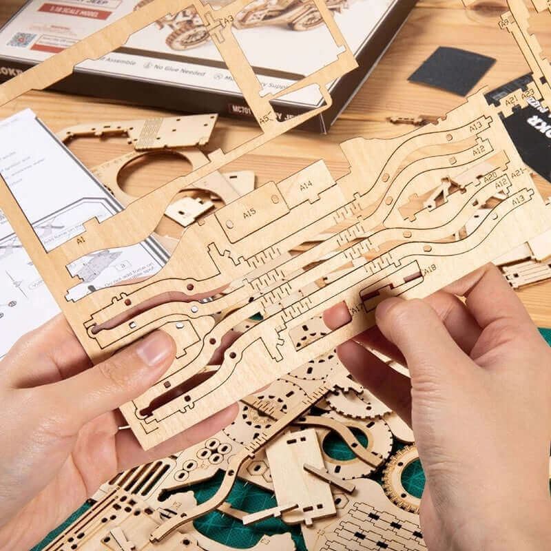 Jouets modèles de puzzle en bois 3D