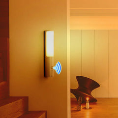 Neue Stil Smart Menschlichen Körper Induktion Motion Sensor LED Nachtlicht Für Home Bett Küche Schrank Schrank Wand Lampe