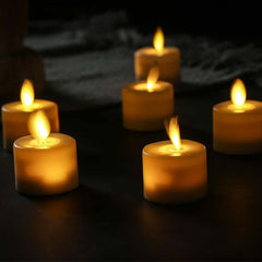 ABS Plastic Warm White Swing Tealight Light