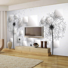 High-Quality TV Background Wallpaper - Waterproof, Mildew-Proof, and Stain-Resistant Silk Fabric