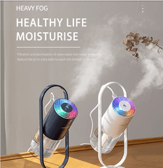 Humidificateur d'air USB ombre magique pour la maison avec veilleuses de Projection, brumisateur ultrasonique pour voiture, Mini purificateur d'air pour bureau