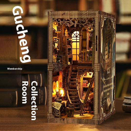 3D Dreidimensionale Kreativität Buchständer Diy Cottage Dekoration