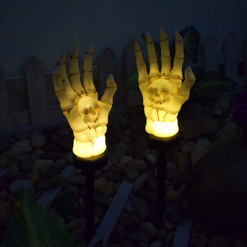 Halloween Wasserdichte Geister Hand Licht Hof Solar Licht