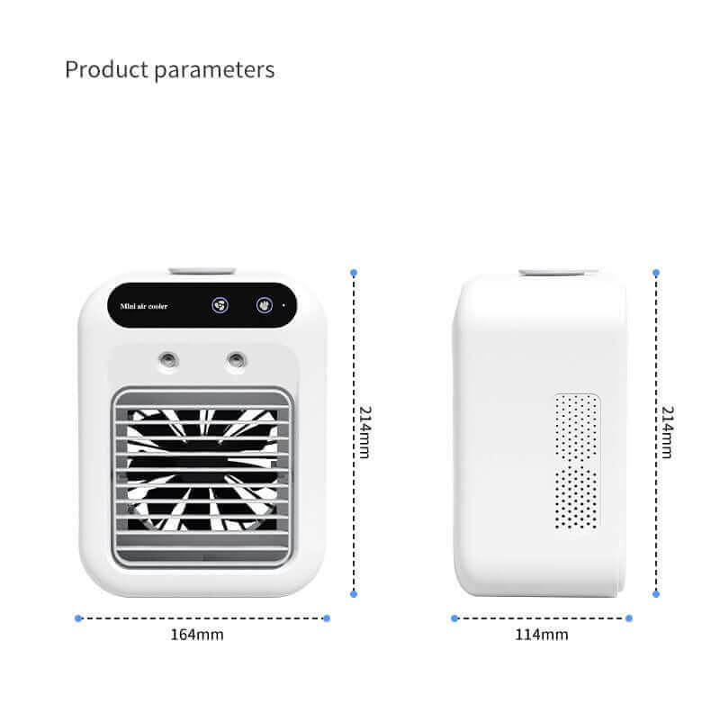 Climatiseur refroidisseur d'air, ventilateur de refroidissement à eau, pour chambre, bureau, climatiseur Portable pour voitures