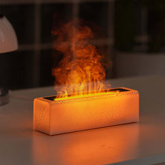 Kreativer neuer Lava-Luftbefeuchter, bunte Flamme, Aromatherapie-Maschine, Desktop-Wohnambiente, USB-Plug-in, Simulationsflammen-Luftbefeuchter