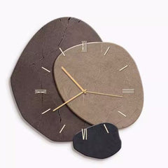 Horloge murale sans perforation pour table à manger de style chinois