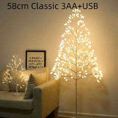 Festive Ball Glowing Tree LED Colored Lamp for Holiday Decorations