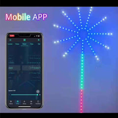 Lumière d'ambiance musicale à commande vocale Bluetooth couleur magique LED