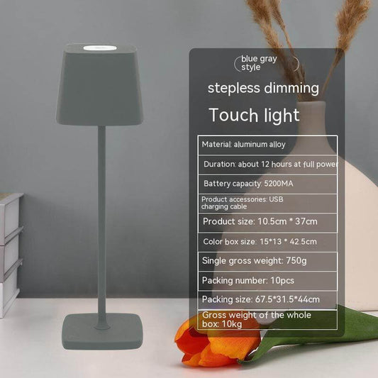 USB Rechargeable Desk Lamp Bedroom Touch Led Atmosphere Small Night Lamp