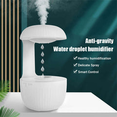 Humidificateur d'air Anti-gravité, humidificateur à contre-courant silencieux, gouttes d'eau en lévitation, brumisateur frais, soulage la Fatigue