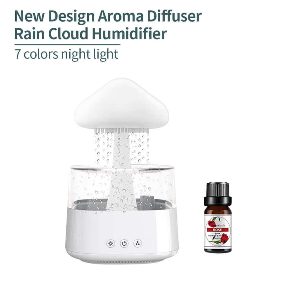 Rain Humidifier Mushroom Humidifier Rain Cloud Humidifier Water Drop Humidifier