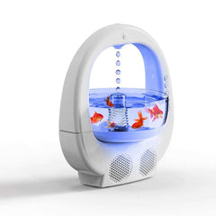 Humidificateur Anti-gravité 3 en 1, Machine d'aromathérapie multifonctionnelle, haut-parleur Bluetooth, lumière ambiante pour aquarium