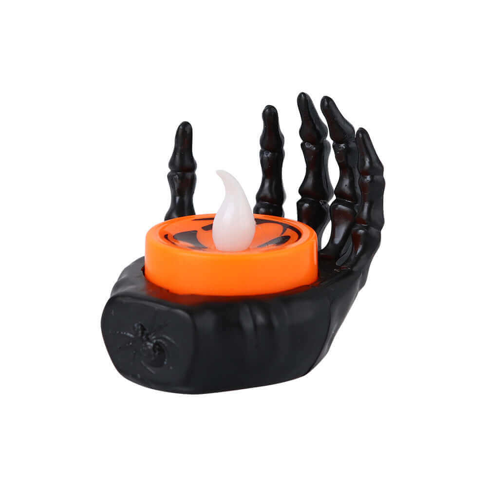 Petite lampe de nuit d'Halloween à LED électronique lumineuse décorative en forme de palmier