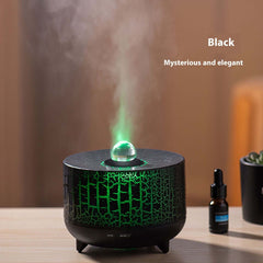 Humidificateur d'air de diffuseur d'arôme de perles de flamme de simulation colorée