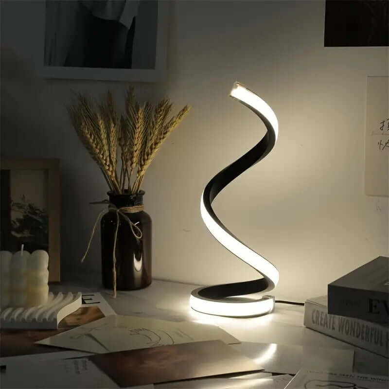 Circle LED Desktop Modern Three-in-one USB Power Table Lamp Decorative Lamp