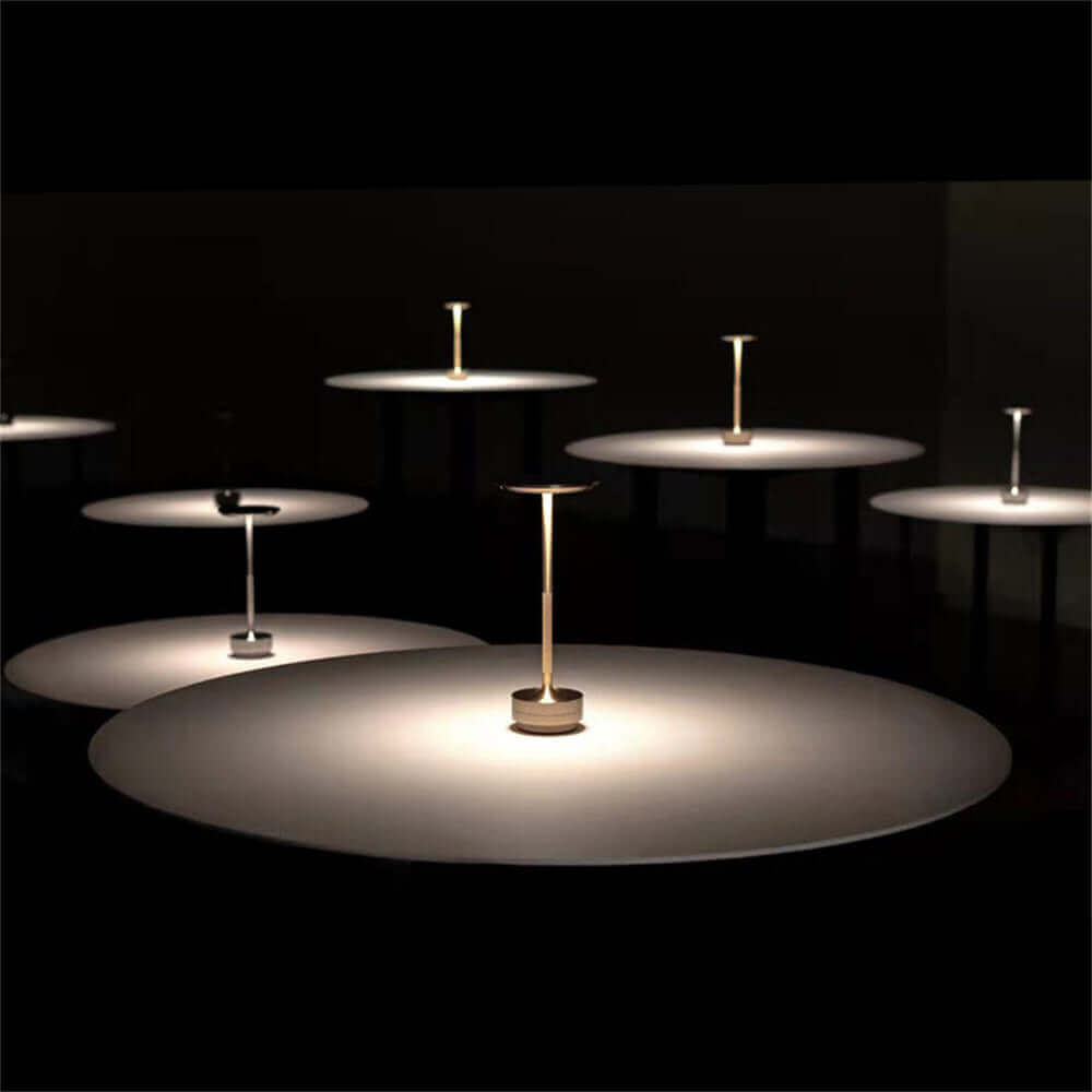 Lampe de Table créative en cristal champignon, gradation et correspondance des couleurs, veilleuse en forme de I, promesse