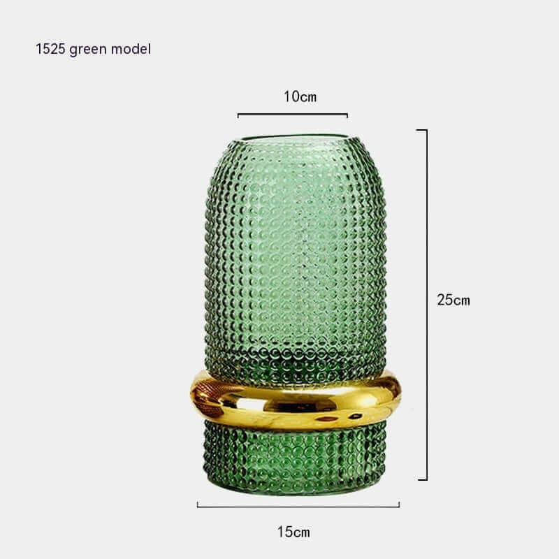 Nordische kreative Primärfarben-Glasvase