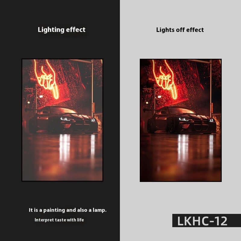 Peinture décorative lumineuse à LED pour voiture avec technologie Sense
