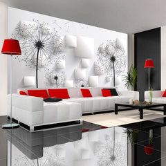 High-Quality TV Background Wallpaper - Waterproof, Mildew-Proof, and Stain-Resistant Silk Fabric