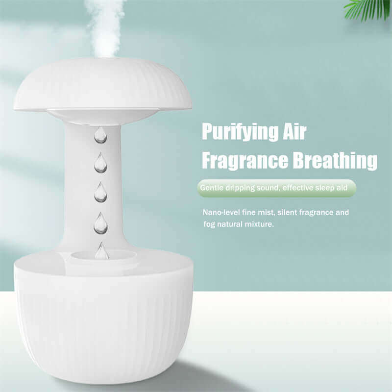 Humidificateur d'air Anti-gravité, humidificateur à contre-courant silencieux, gouttes d'eau en lévitation, brumisateur frais, soulage la Fatigue